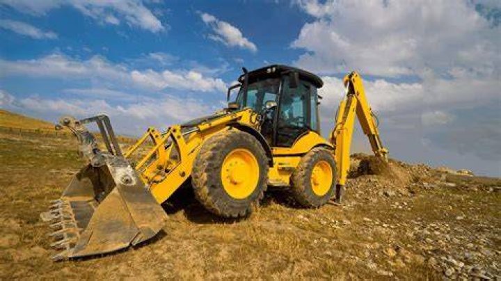 A Backhoe.