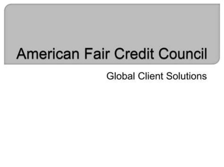 american fair credit council
