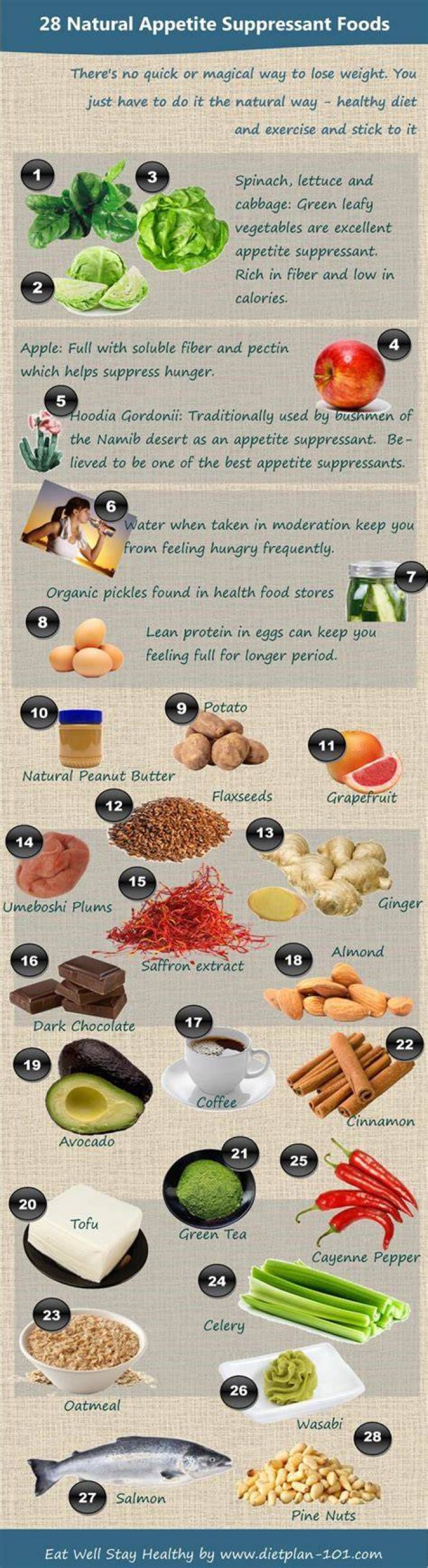 appetite suppressant foods