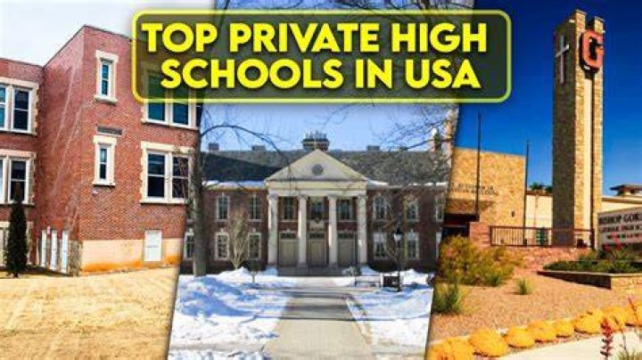best private high schools in america