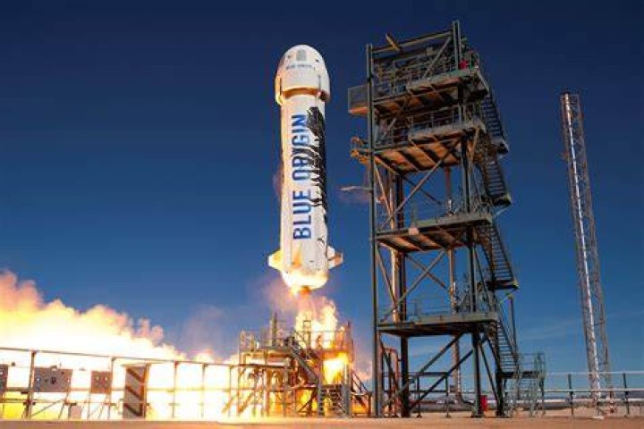 bezos in space
