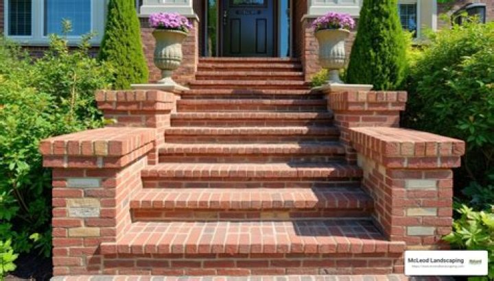 brick stairs