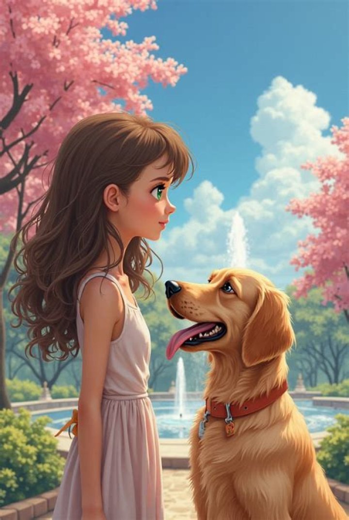 brown eyed golden retriever