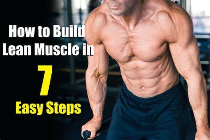 building lean muscle