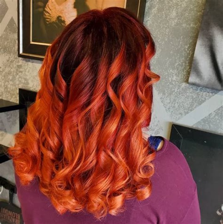 burnt orange hair dye