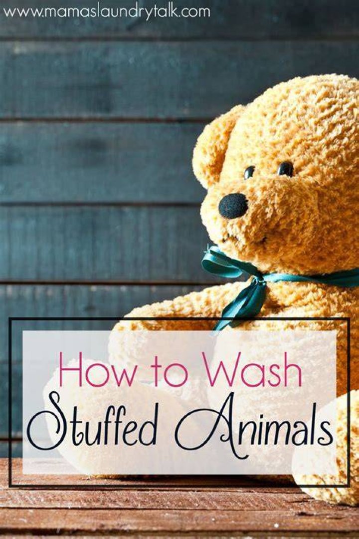 can you wash stuffed animals