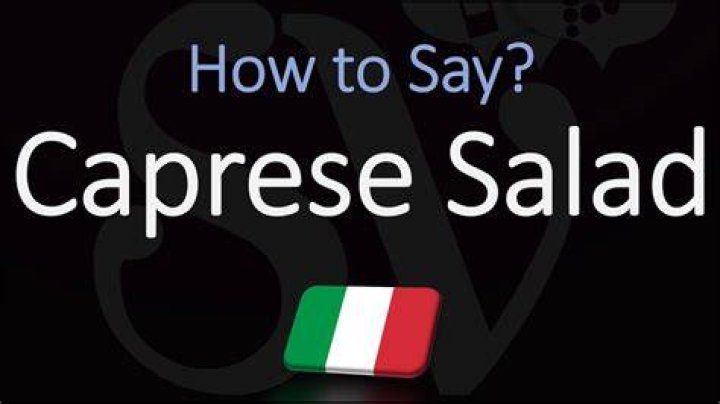 Caprese Pronunciation
