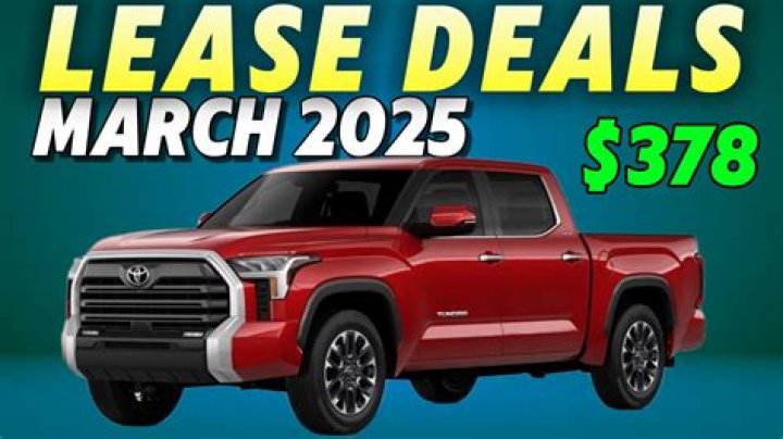cheapest truck lease