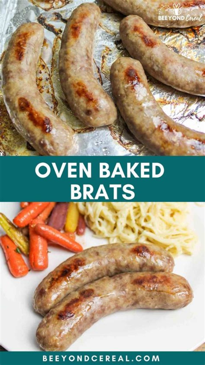 cooking brats in the oven