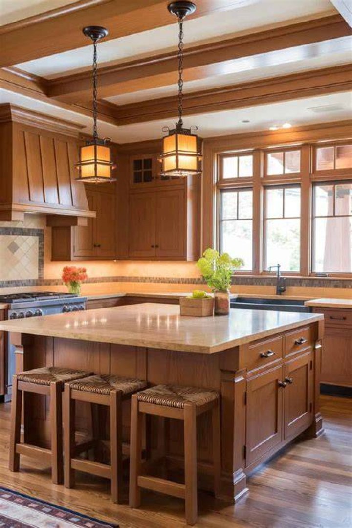 craftsman style kitchen