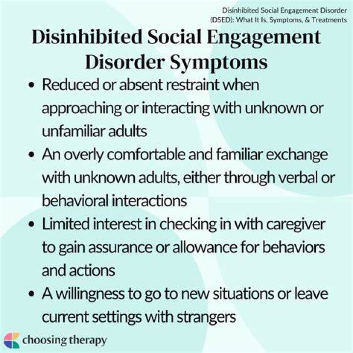 disinhibited social engagement disorder
