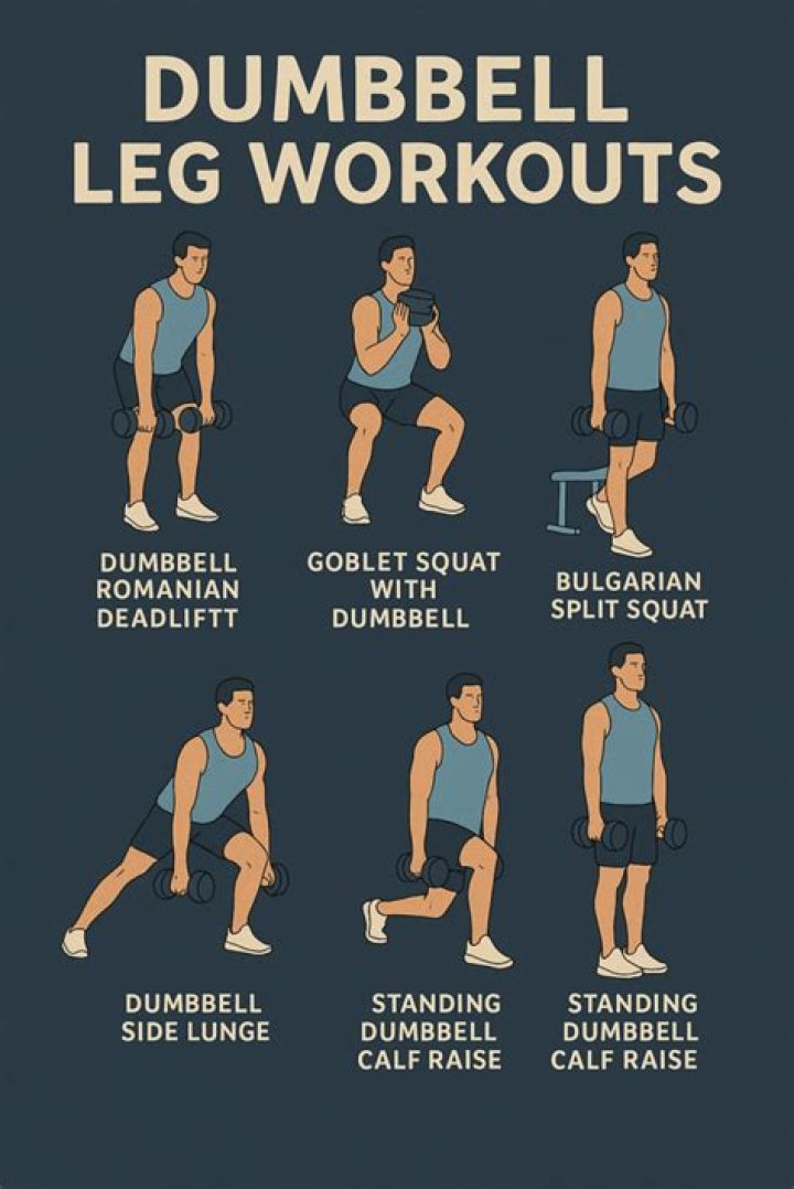 dumbbell leg exercises