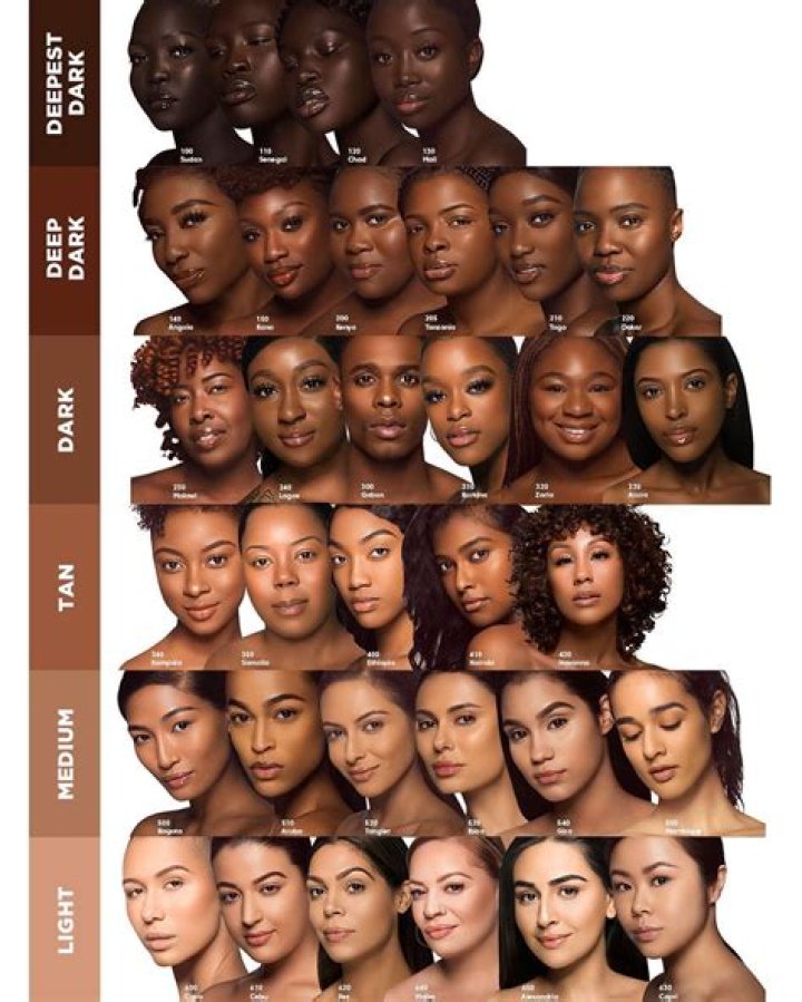 Ebony skin color