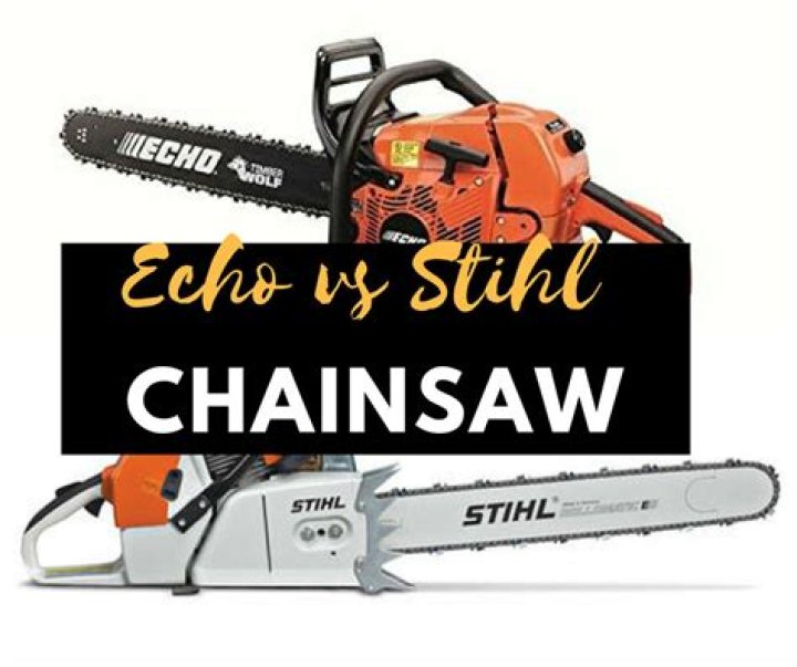 echo vs stihl chainsaw
