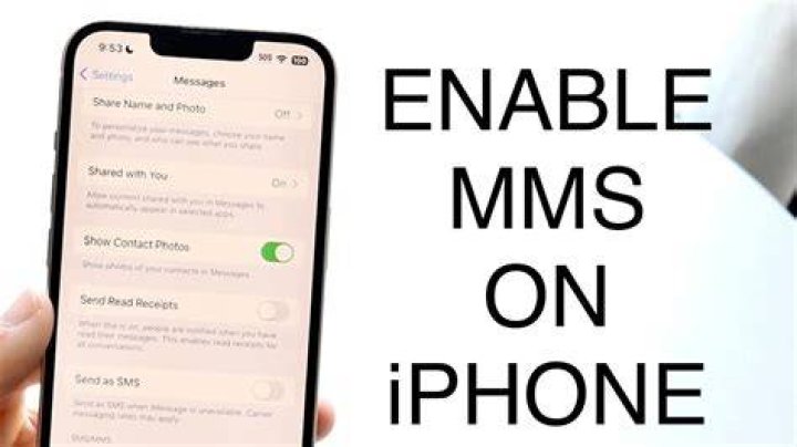 enable mms on iphone