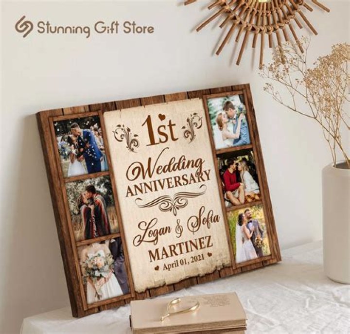 first wedding anniversary gift for wife