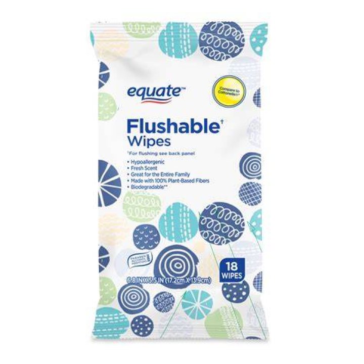 flushable wipes
