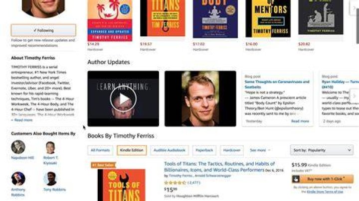 follow someone on amazon