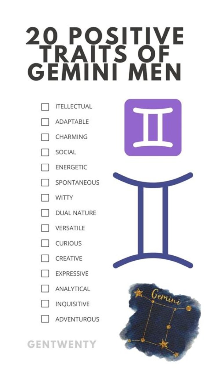 Gemini traits male