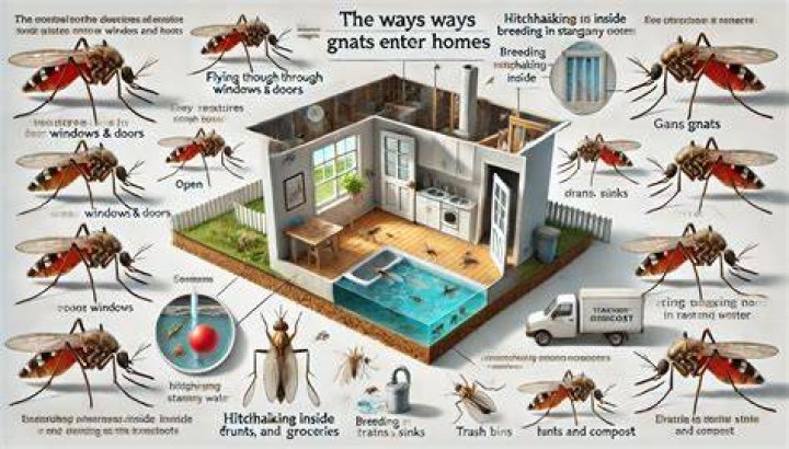 gnat infestation in house