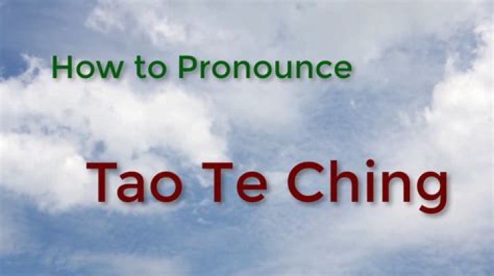 How Do You Pronounce Tao