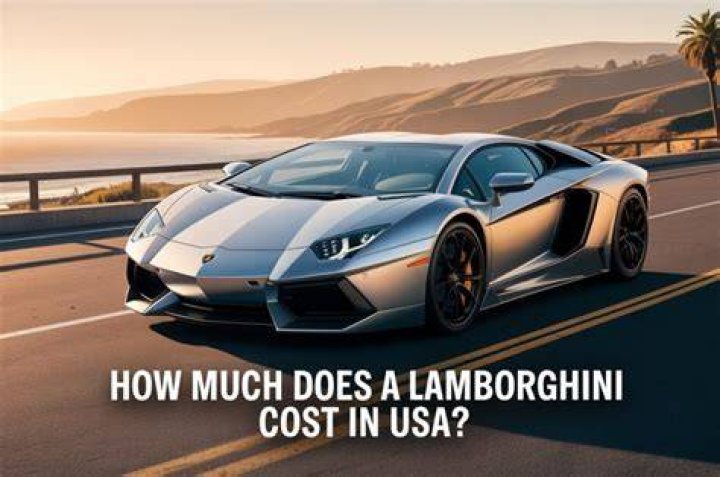 how much does a Lamborghini cost 2021