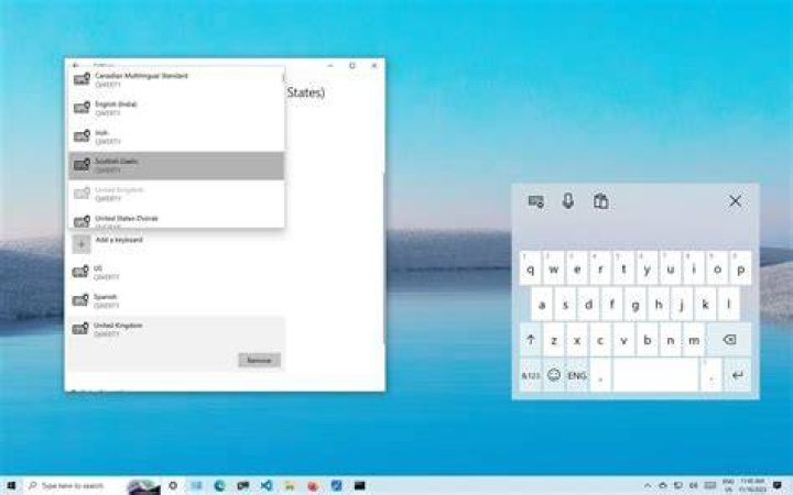 how to change keyboard
