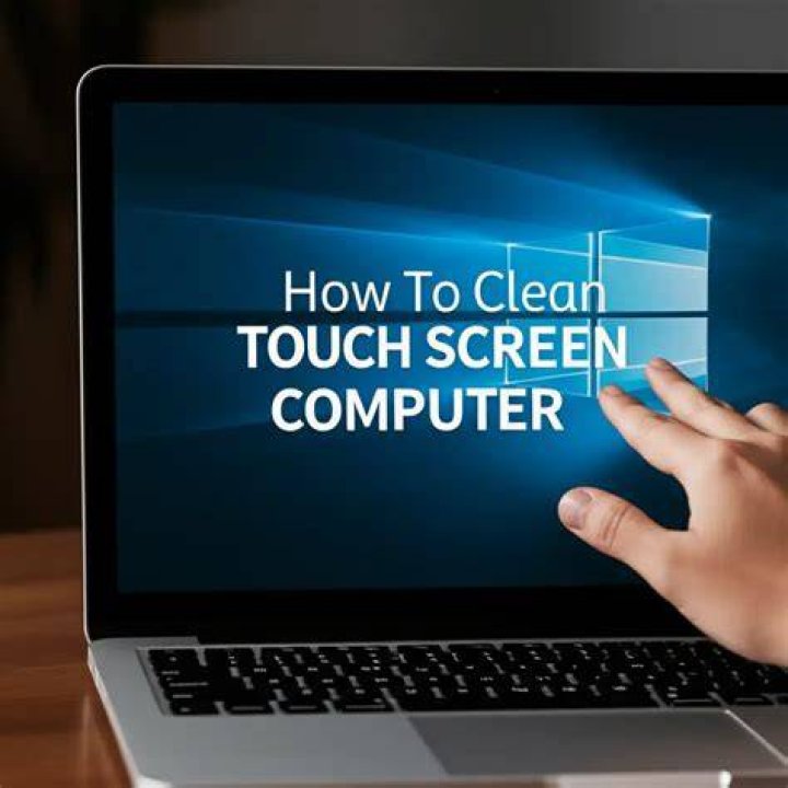 how to clean touch screen laptop