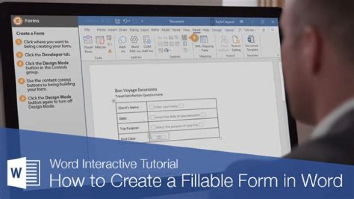 how to create a fillable form in pdf