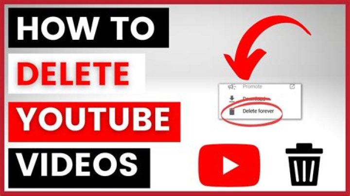 how to delete youtube