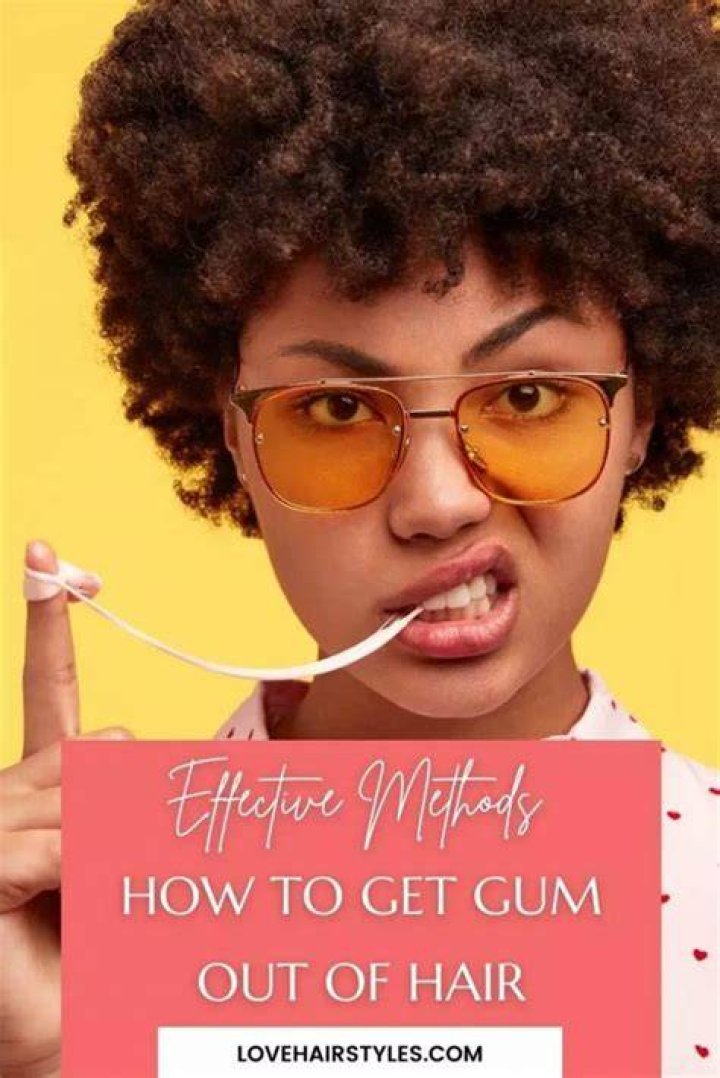 how to get gum out of clothing