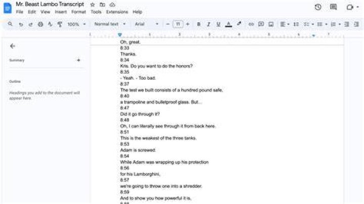 how to get the transcript of a youtube video
