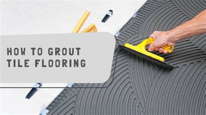 how to grout tile