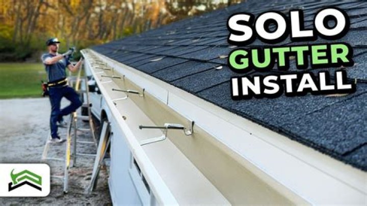 how to hang gutters
