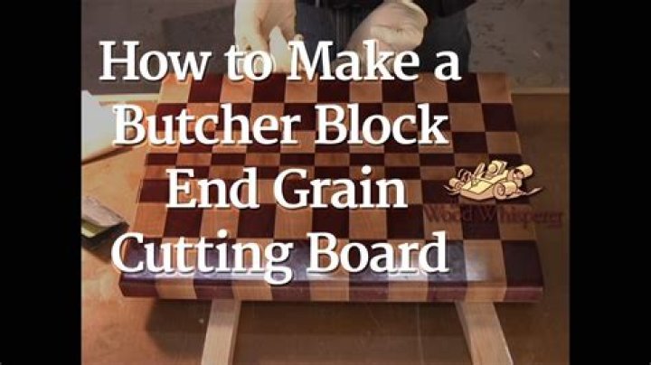 how to make a butcher block countertop