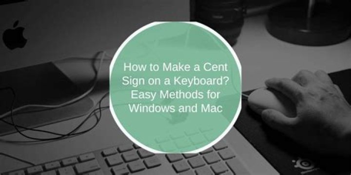 How To Make A Cent Sign How To Make A Cent Sign