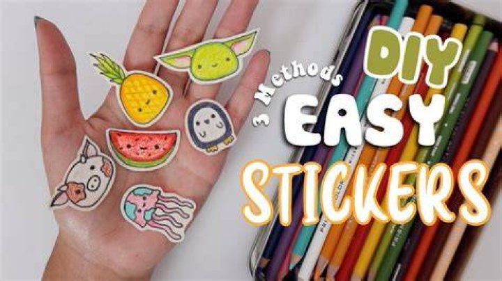 how to make homemade stickers