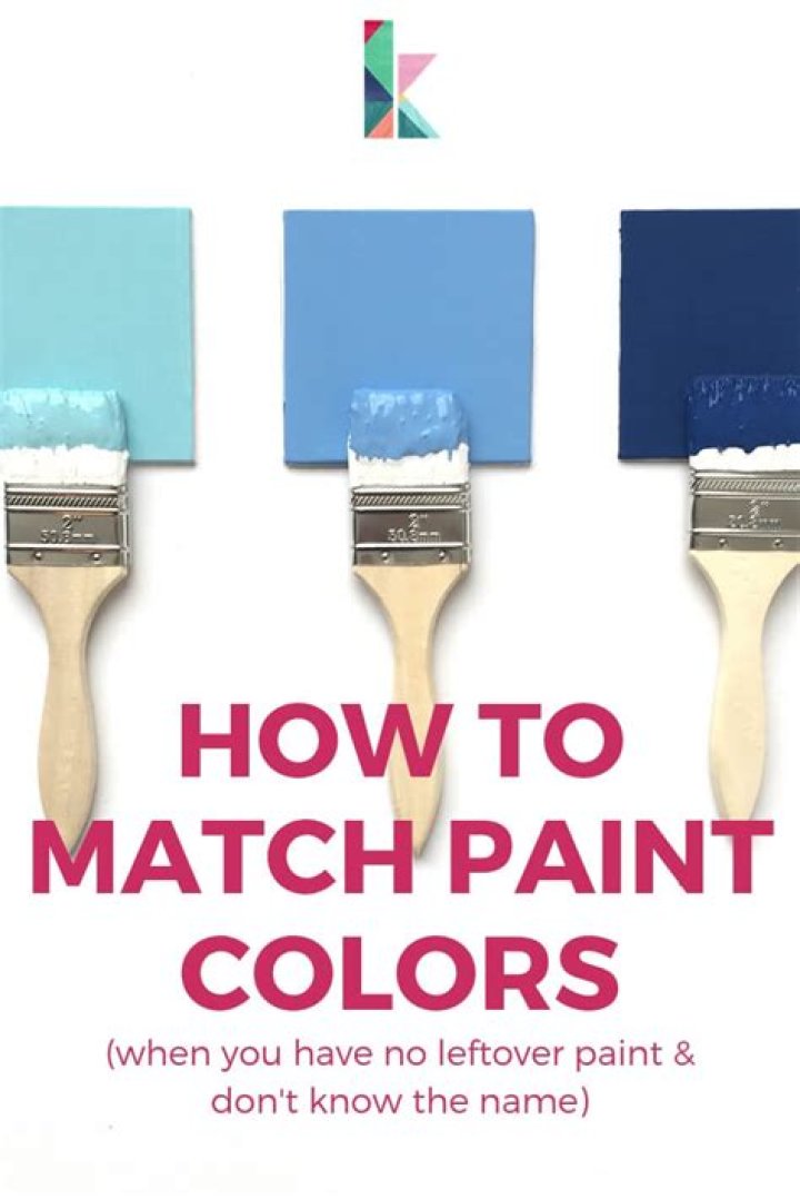 how to match paint color already on wall