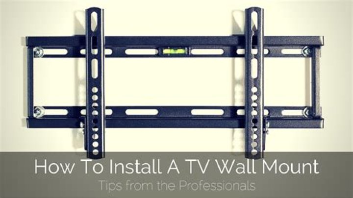 how to mount a tv
