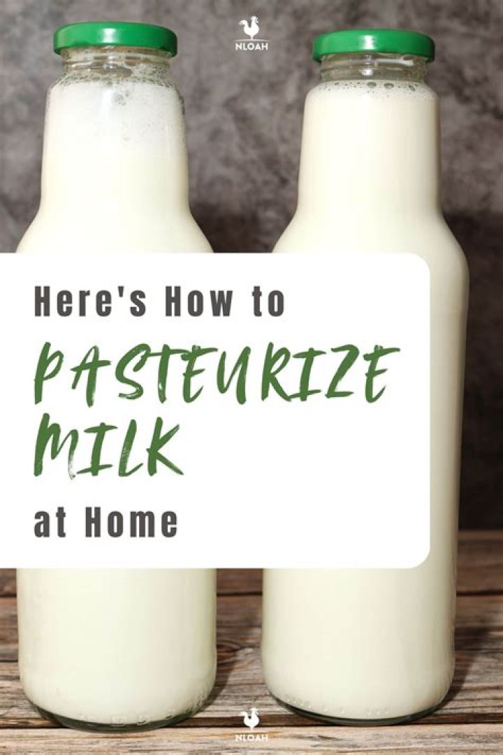 how to pasteurize milk