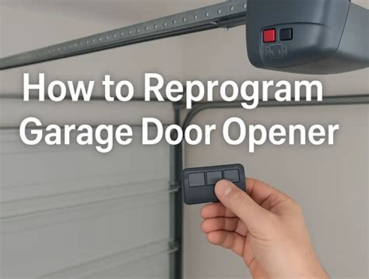 how to reprogram garage door keypad