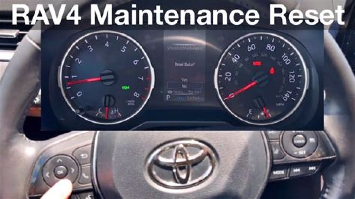How To Reset Maintenance Required On 2017 Toyota Rav4