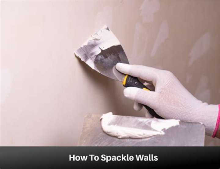 How to spackle walls