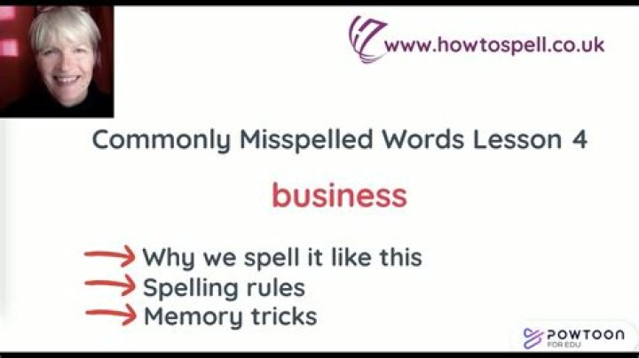 How To Spell Business? How To Spell Business?
