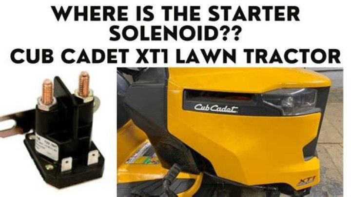 How To Start Cub Cadet Xt1 Riding Mower