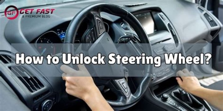 how to unlock steering wheel