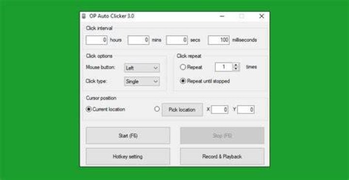how to use auto clicker