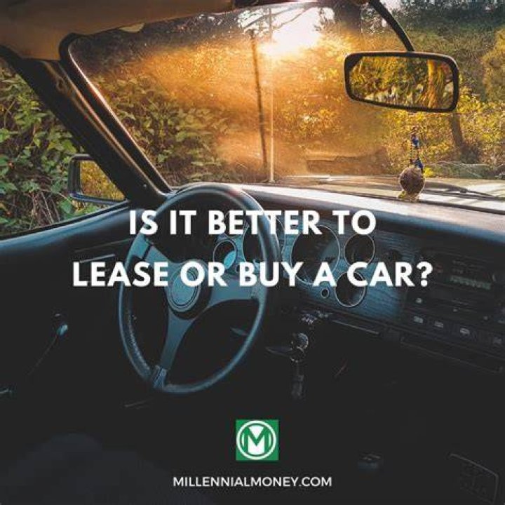 is it better to lease or finance a car