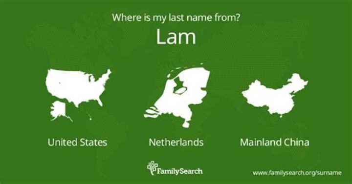 lam last name origin