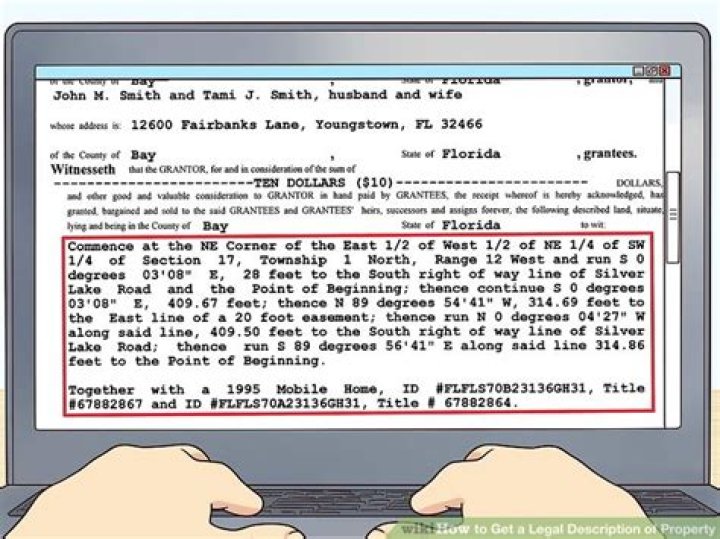 legal description of property example